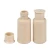 Import Environmental protection Biodegradable cosmetic packaging container 30ml 250ml 300ml 500ml wheat straw PE plastic bottle set from China