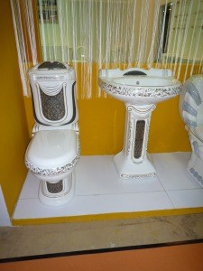 European design  bathroom  ceramics sanitary ware two-piece  toilet WC