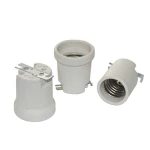 European Electric Lighting Accessory E40 Ceramic Lamp Holder