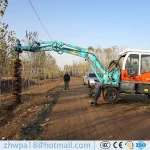 excavator pile driver equipment
