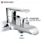 Import Exposed single handle bath tub mixer shower faucet from China