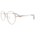 Import Eyeglasses Frames 2020 newest design metal optical round unisex glasses ready goods from China