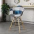 Import Fabric Modern Style comfortable  Bar Chair with wooden legs from China