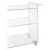 Import Factory Custom Clear 3-Tier Lucite Rolling Drinks Trolley Acrylic Bar Cart on Wheels for Hotel Serving from China