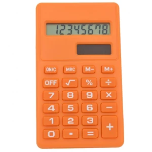 Factory direct standard Classic Plastic Students 8-digit Solar Power Calculator with battery