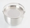 Factory directly sell hot selling stainless steel oil pot grease keeper kitchenware oil cup container oil vessel for kitchen