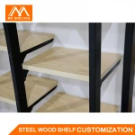 Factory Made Latest Wooden Furniture Handbag Interior Design Display Stand Rack Bags Shop