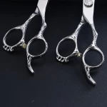 Factory Manufacture 440C Stainless Steel Scissors Cutting Hair Short Hairdressing
