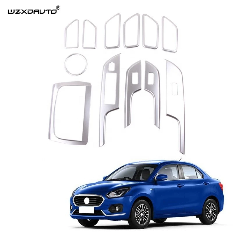 factory new accessories cars products car body kits fitDZIRE ABS Chrome INTERIOR TRIM SWIFT car accessory