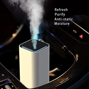 factory new fashion USB portable Nano mist car humidifier with color light