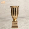 Factory New Style Trumpet Fiberglass Modern Gold Decorative Vase