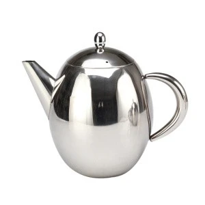 Factory price high quality teapot kettle 304 stainless steel tea pot with infuser