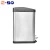 Import Factory Price Wholesale Stainless Steel Pedal Bin Step Rubbish Garbage Storage Dust Waste Stainless Steel Bin Trash Can D45L from China