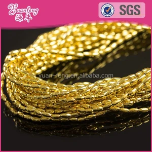 Factory wholesale 6mm round custom plastic gold filled beads