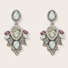 Factory Wholesale Alloy Vintage Wedding Crystal Earring Jewelry