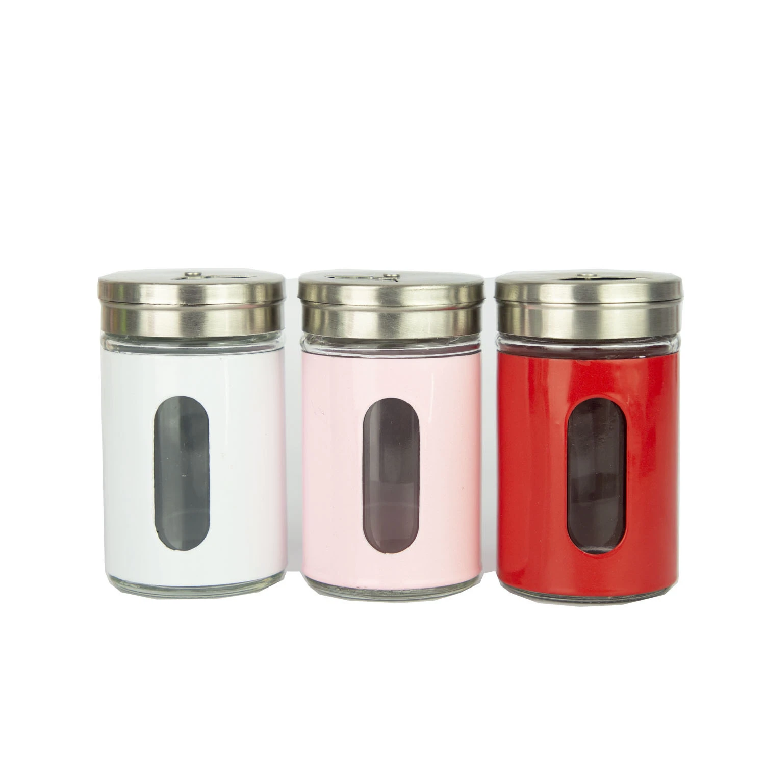 Factory Wholesale High Quality Low Price Stainless Steel Spice Bottles Spice Jar Pepper Salt Pepper Jar Shaker With Rotating Cap