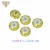 Import Factory wholesale price round shape loose gemstone light topaz K9 fancy glass stones from China