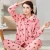 Import Factory Wholesale Winter Comfortable Fashion Keep Warm Flannel Nightgown Floral Printed Long Sleeve Sleepwear Pajamas For Women from China