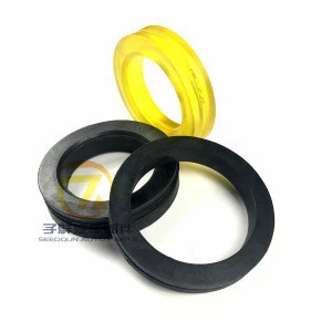 Fan blade shock absorber rubber inner hole NBR/PU material installation of good quality truck engine parts