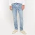 Import Fashion Design Plus Size Streetwear Clothes Slim Fit Custom Label Embroidery Blue Denim Mens Jeans from China