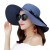 Import Fashion Lady Big Brim Floppy Foldable Bowknot Straw Hat Summer Beach Hat Sun Hat from China