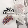 Fashion Plastic Square Large Acetate Claws Accessories Claw Hair Clips For Girl