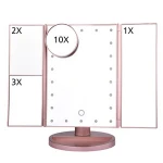 Fashionable 2020 new style makeup mirror luxurious led makeup mirror portable makeup mirror with light
