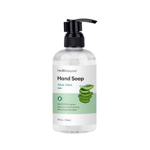 FDA/CE approved custom 236ml aloe vera Hand wash  liquid hand soap for hotel