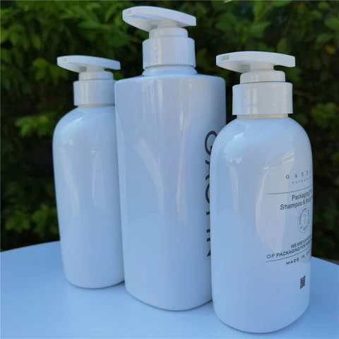 Fibers Wholesale Product Body Wash Customized Hair Bottles Plastic Cosmetic Beard Oil Bottle With Screen Printing