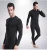 Import Fitness men long sleeve running sports t shirt men thermal muscle gym compression clothes from China