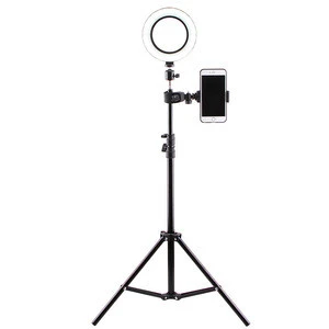 Flexible Portable Mirror Table Stand Battery Operated Ring Fill Light For Camera Selfie Led Camera Light