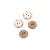 Import Flower lasered wooden button for childrens sweaters clothes, button craft from China