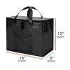 Foldable Eco Friendly Customized Print Big Handle Insulated Thermal Tote Carrier Shopping Reusable Grocery Bag Holder