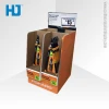 Folding PDQ Display Stand Box for Scissors, Corrugated Cardboard Tabletop Display