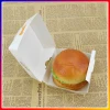 Food grade Paper material fast food box packaging for hamburger in guangzhou factory