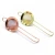 Import Food Grade Stainless Steel Spoon Strainer Filter Skimmer Sieve Colander Bar Cocktail Rose Gold Painting from China