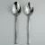 Import Food Grade SUS304 Hammer Design Matt Black Stainless Steel Cutlery Flatware Set from China