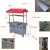 Import Food trolley hot dog cart food grill cart from China