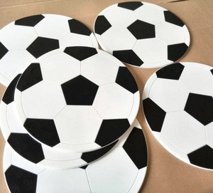 Football Bathtub Mat With Suction Cup Heat Resistant Coasters Cup