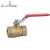 Import Forged NPT full-bore brass ball valve with stainless steel body handle ball valve from China