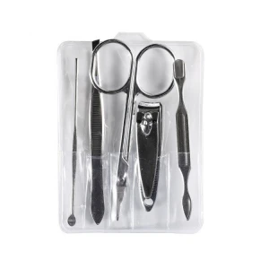 Free Sample High Quality beauty professional personal manicure pedicure nail care tools arts set with PVC Bags