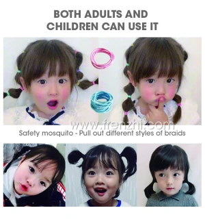 Free shipping cost  natural oil repel lice rope anti mosquito head band pest control product