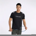 Free shipping wholesale hot selling mens leisure sports T-shirt gym mens shirt breathable fast dry
