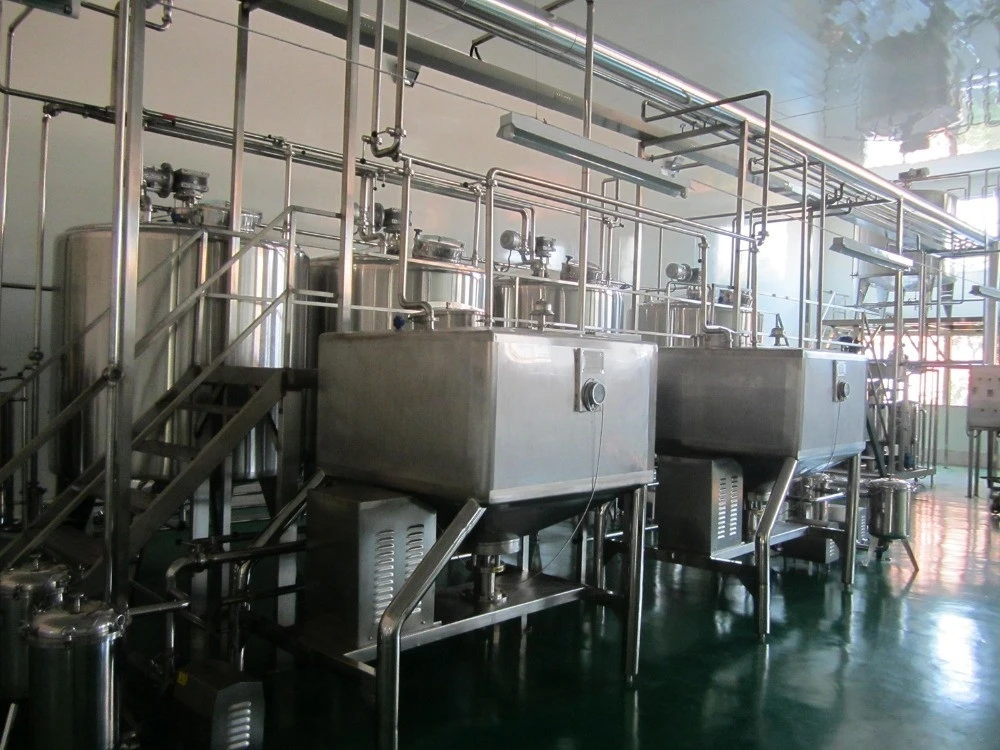 Full Automatic Complete Set 3000L Almond Milk Production Line