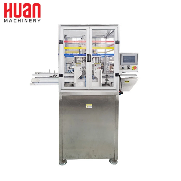 Full automatic PET HDPE PP plastic bottle mouth neck Cutting Trimming cutter machine