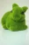 Import fully covered moss rabbit flocking moss bunny craft for ornament from China