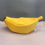 Funny Banana Cat Bed House Cute Cozy Cats Mat Beds Warm Durable Portable Pet Basket Kennel for Dog Cushion Dogs Supplies