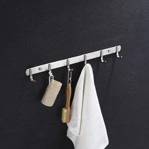 Furniture Fittings Stainless Steel Cloth Hooks Bathroom Wall Mounted Robe Hanger