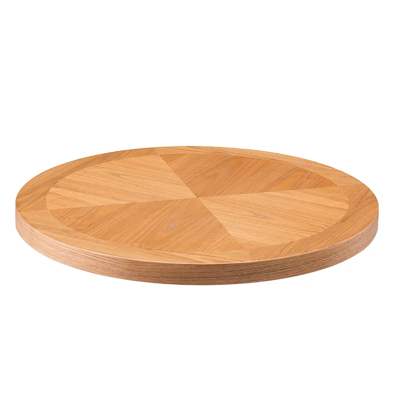 FV-11C High quality ash pattern veneer MDF round/square restaurant cafe dining table top