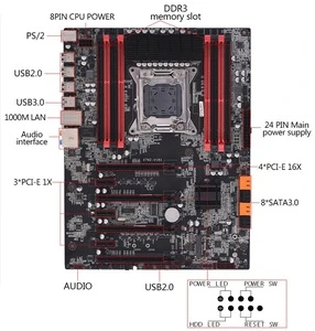 gaming  motherboard 2019 intel computer X79Z V161 EATX ECC LGA 2011 motherboards
